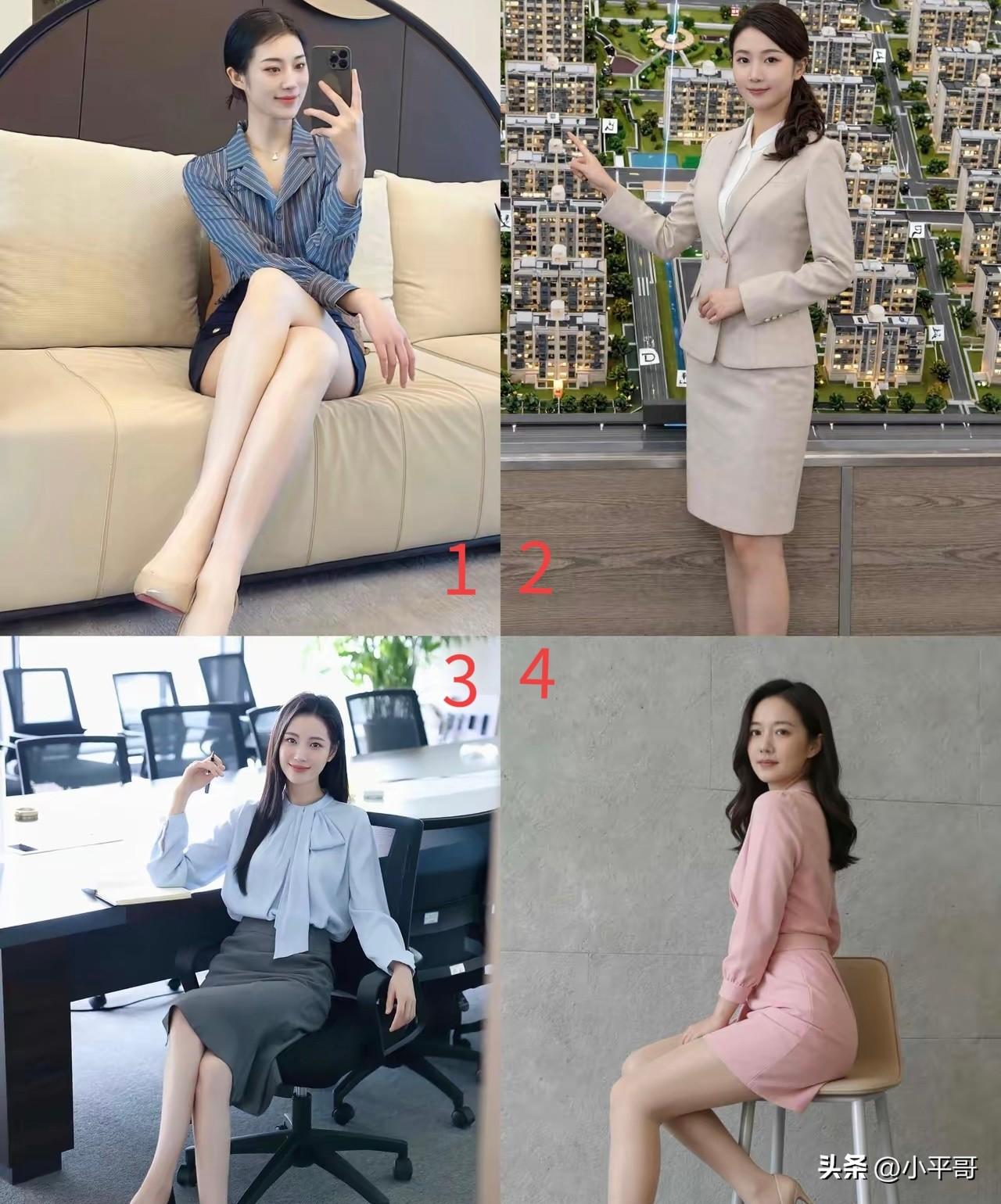 四位美女谁最漂亮？
如果给她们排序的话你会怎么选？