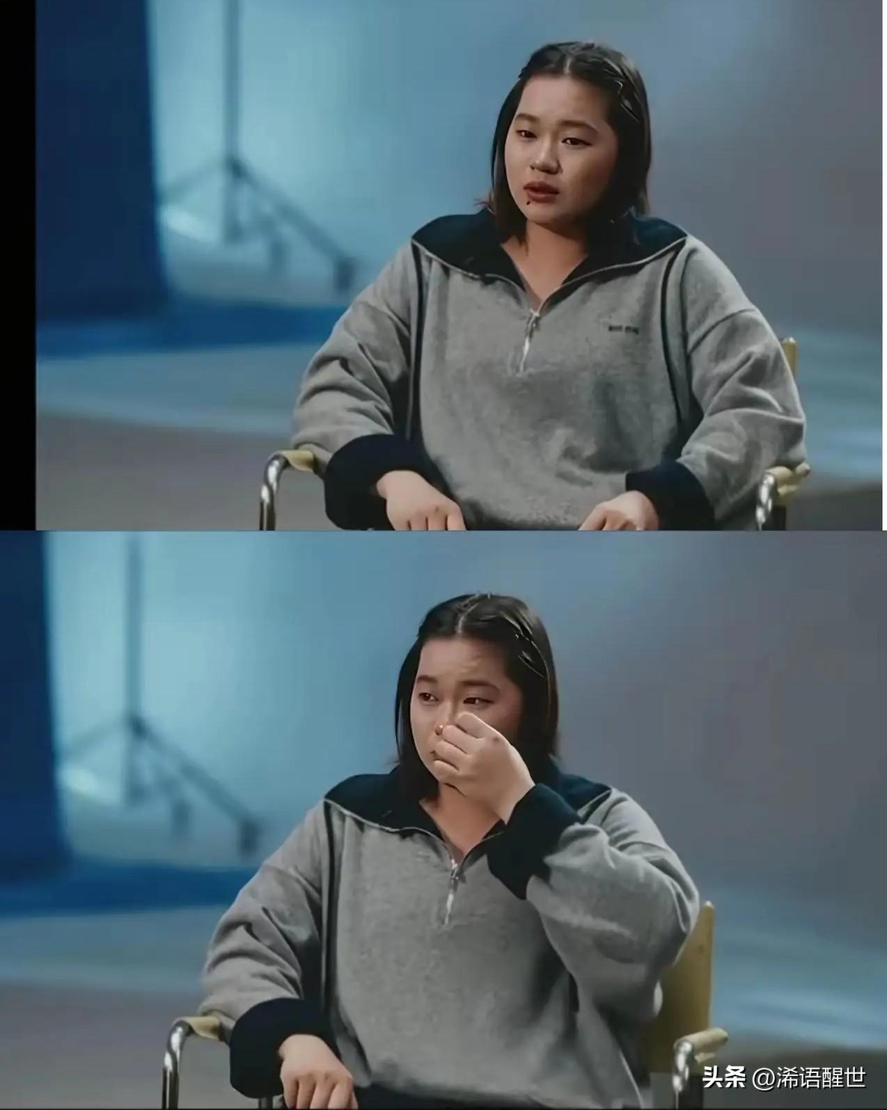 看着真的太心疼了！全红婵采访时忍不住落泪，坦言自己完全接受不了变胖的自己。
 