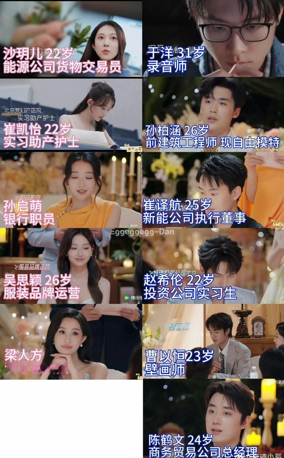 心动9平均年龄📊算下来平均24.1岁，标签是职业符号，年龄才是最诚实的人生进度