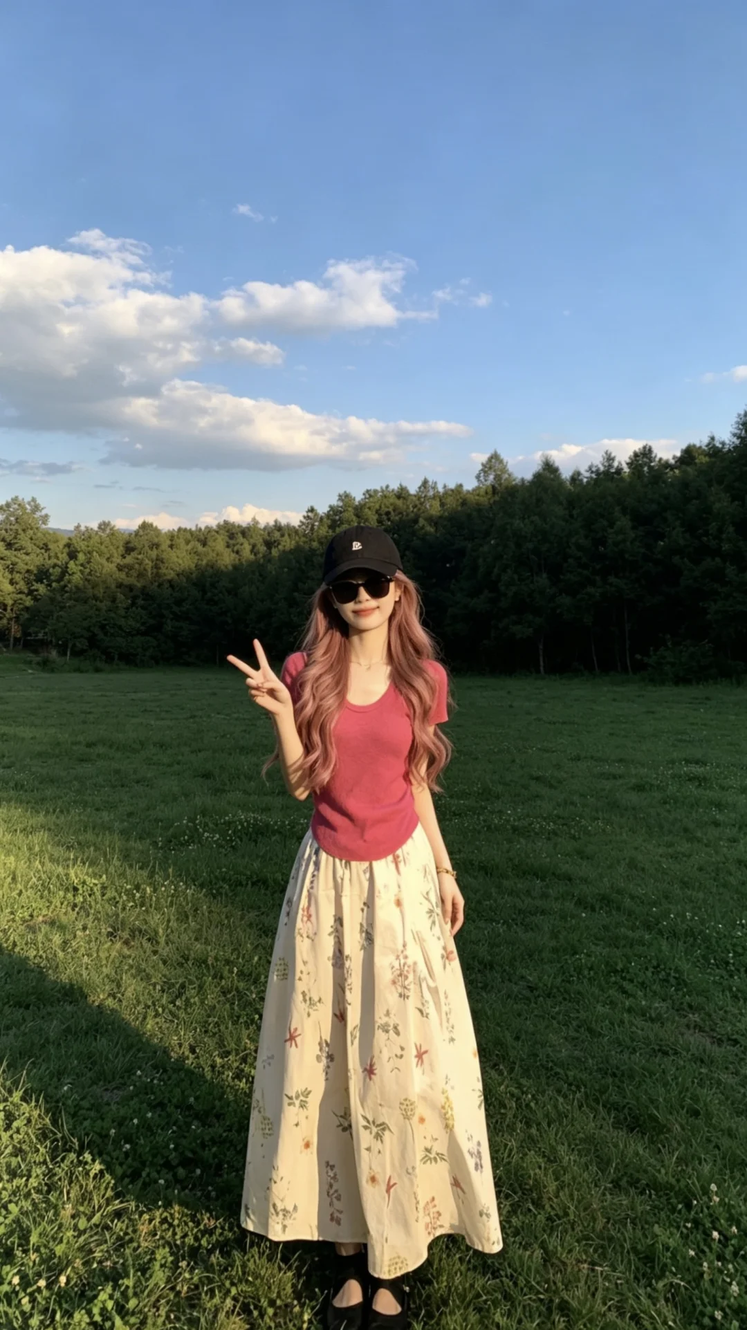 重回夏天｜粉粉的裙子，绿绿的草坪🌿