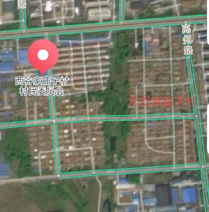 东谷家庙子村位于青岛胶州市胶北街道办事处东南部，距办事处驻地9公里，东邻曾家庄，