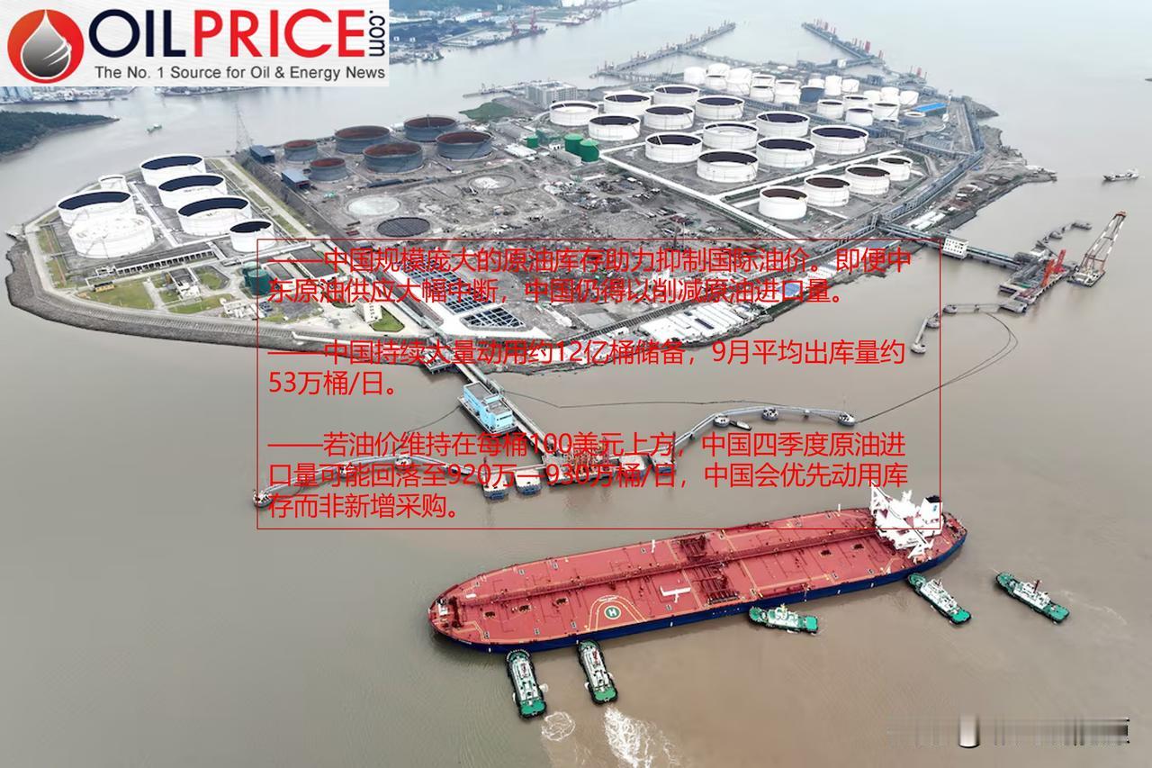 原油进口回升，中国减少动用库存的需求

自伊朗冲突推高油价至每桶100美元以上，