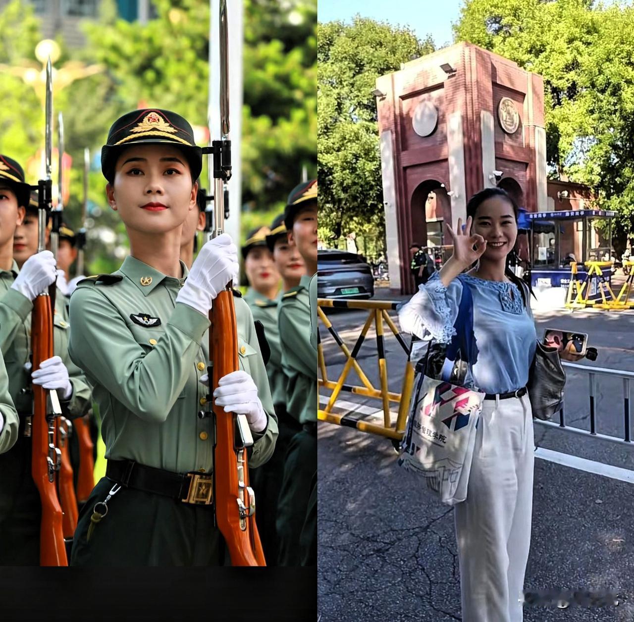 太厉害了！这位女兵的人生剧本太燃啦！

最近女兵方队的李思颖彻底火出圈了！阅兵刚