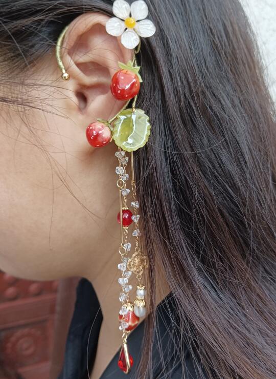 热缩草莓耳挂～颂～