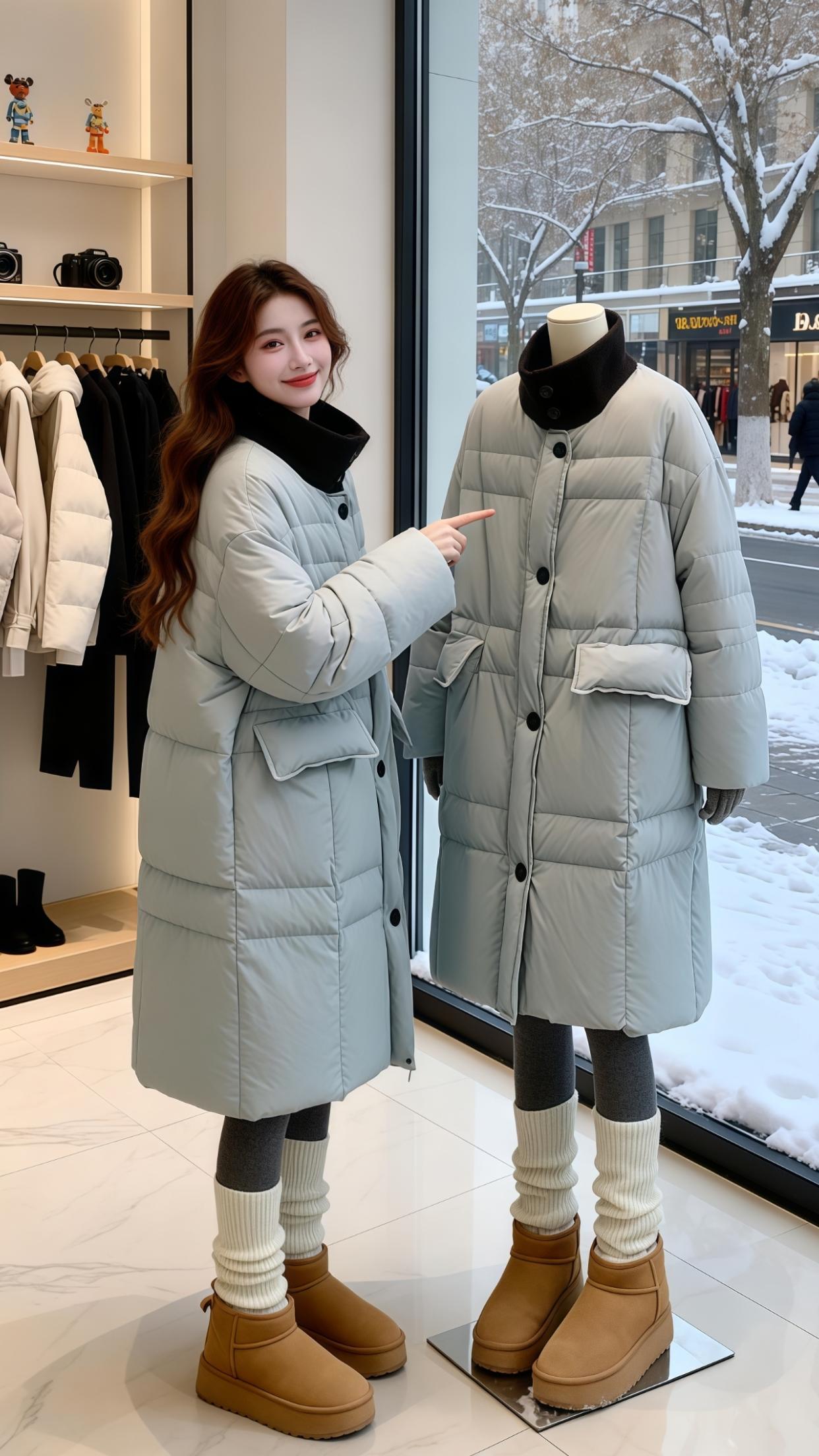 时尚气质穿搭 冬季必备 冬季新款 双12冬日氛围感穿搭大赏 降温后用这波装备体面