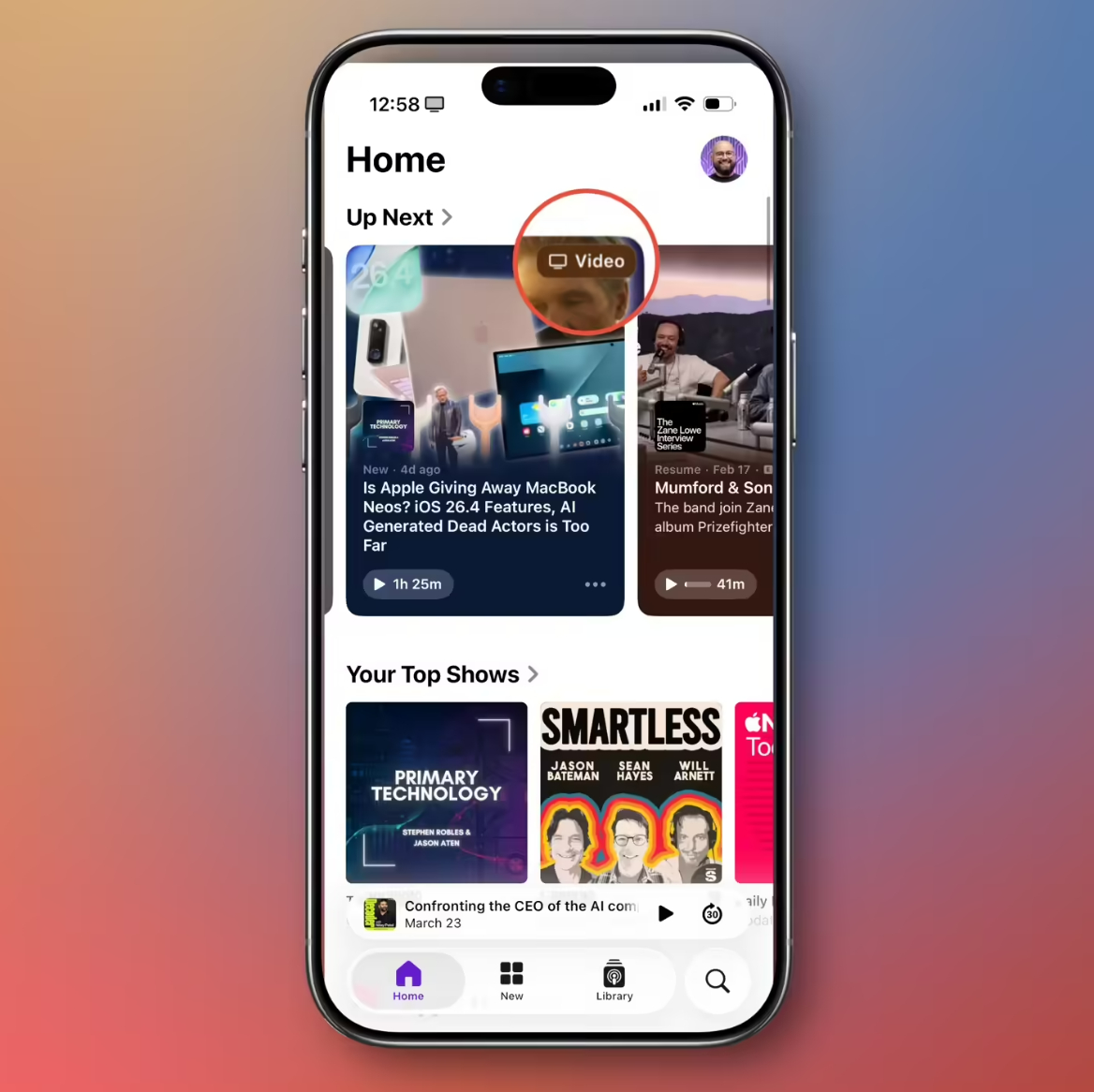 苹果 iOS 26.4版播客前瞻：重构视频播客生态支持动态广告插入目前完美兼容 