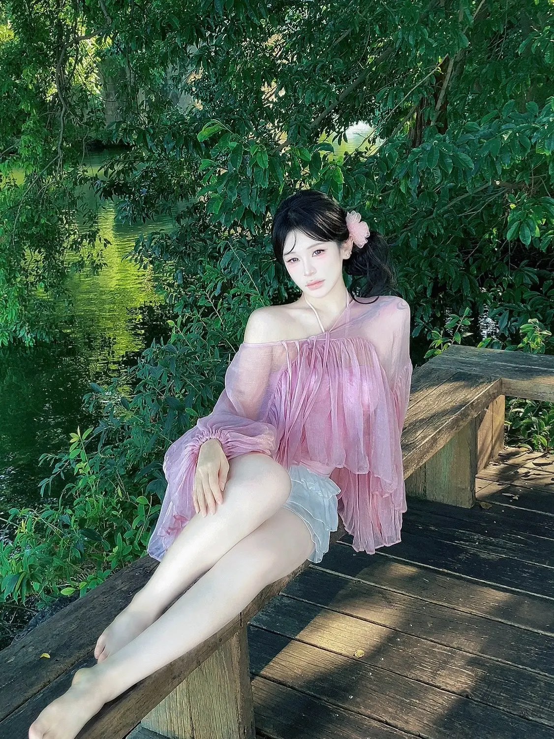 树是风盈过夏天的绿海