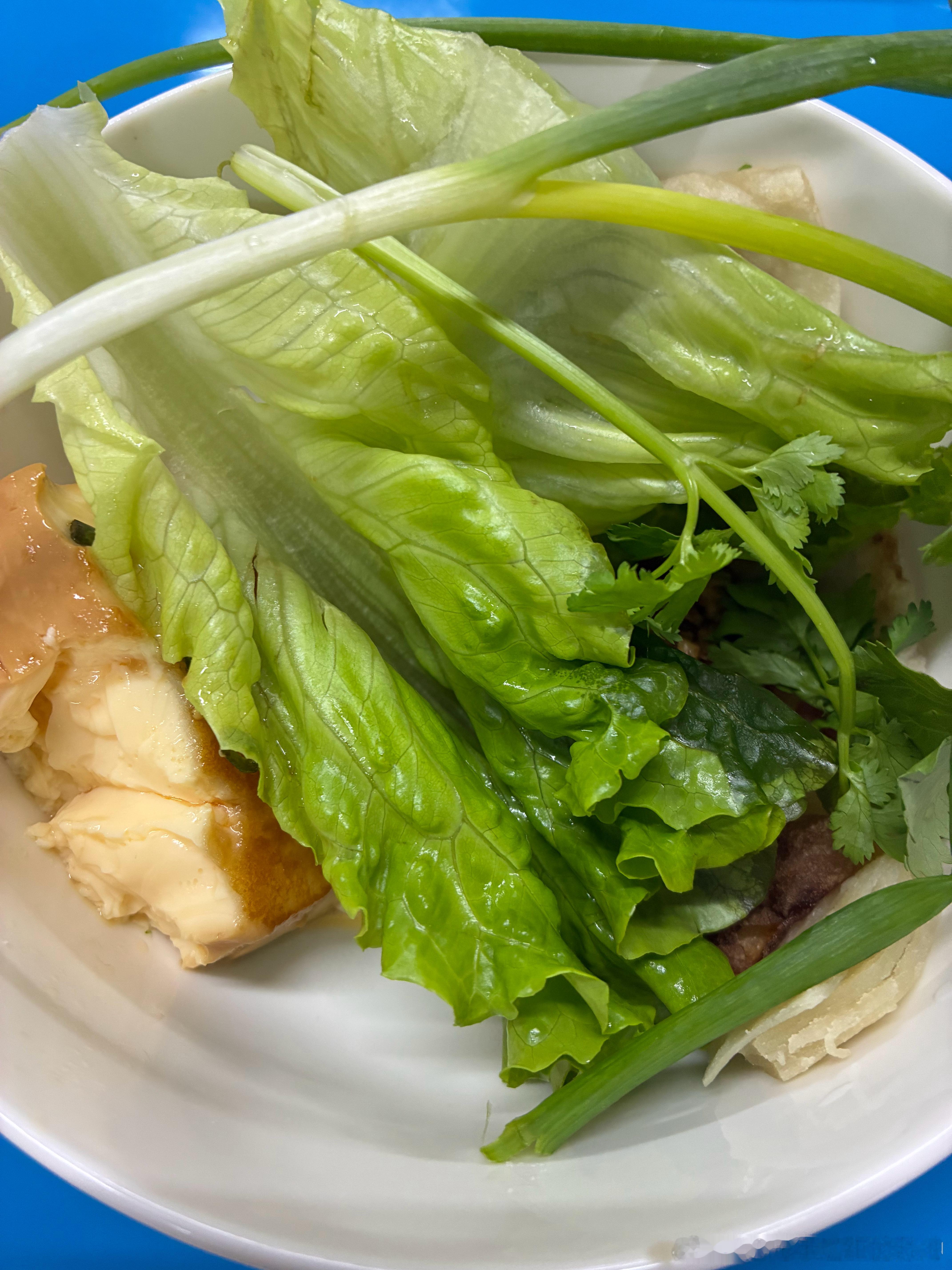 公司食堂太多肉，一口不吃。下午还馋这个，只是多了鸡蛋羹 