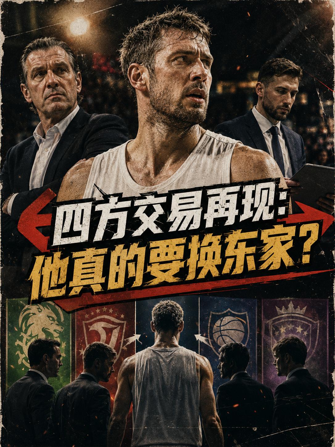一份四方交易方案新鲜出炉，这次的核心依旧是字母哥这位锋线超巨。当然，这个方案也只
