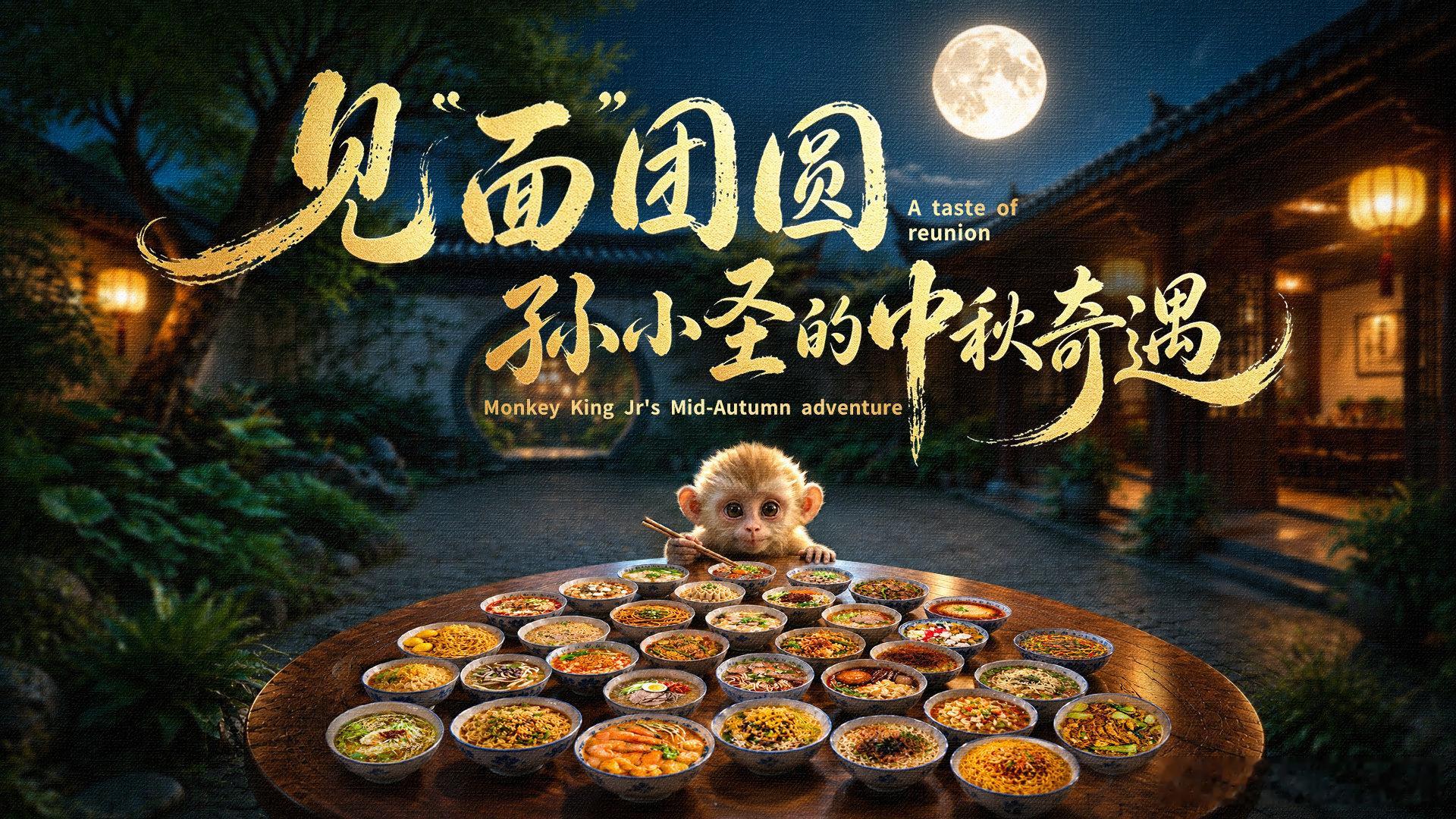 中秋团圆34碗面一碗不能少孙小圣一碗面吃出中秋团圆味后西游记孙小圣的中秋奇遇太有