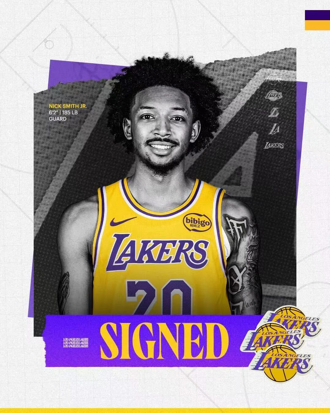 洛杉矶湖人 湖人签下尼克·史密斯二世征战季后赛这步棋走得好还是坏？湖人转正尼克史