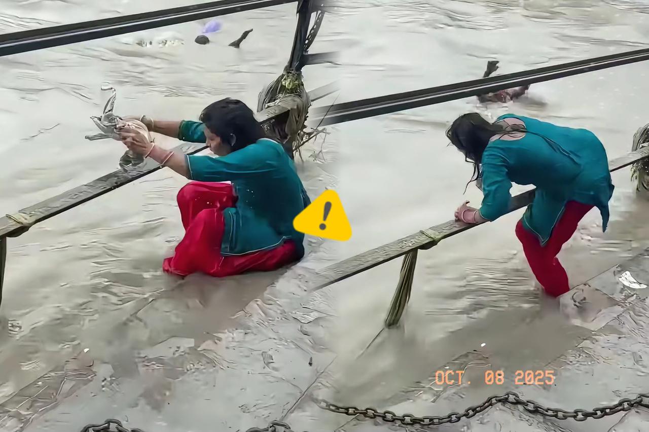 惊呆所有人：骨子里的善良！河边散步的大姐撞见上游冲来溺水者，自己压根不会游泳，却