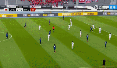 开场4分钟！杰梅恩-良胸部停球凌空破门！日本1-0领先中国香港！#日本vs中国香