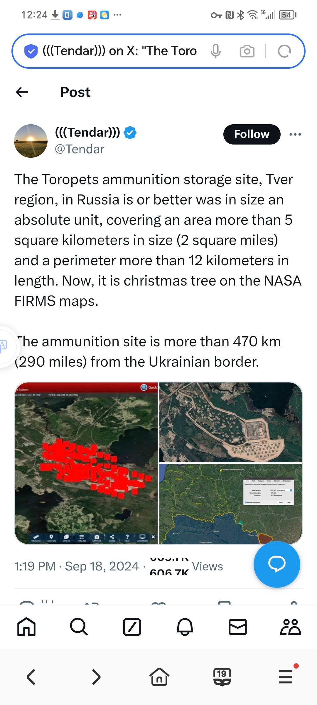 俄罗斯特维尔地区的托罗佩茨弹药库在规模上是一个绝对庞大的建筑群，其占地面积超过5