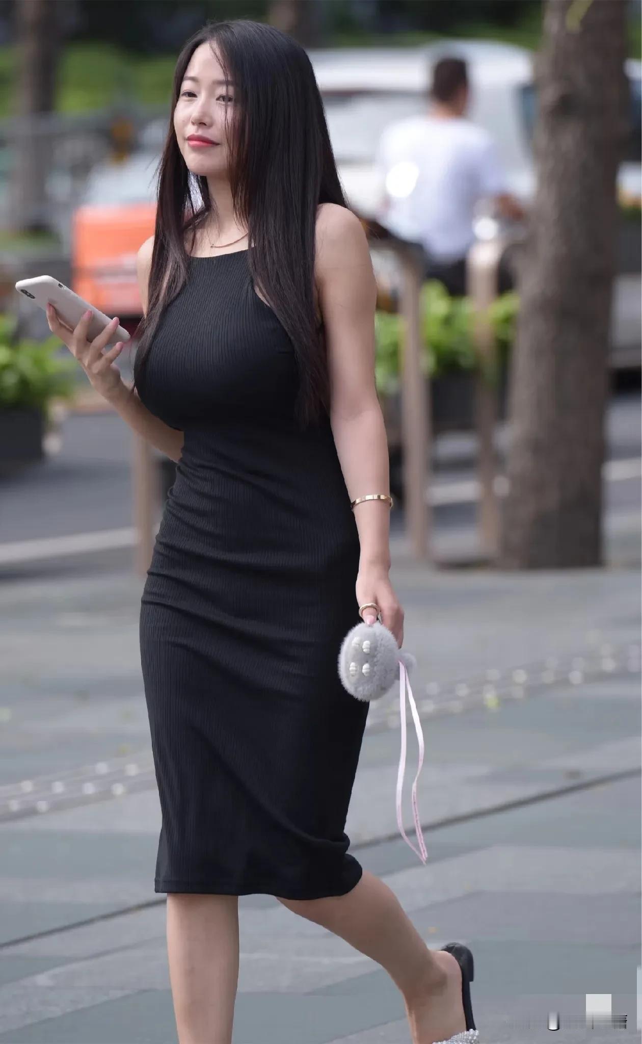 吃糖吐泡泡街拍合集