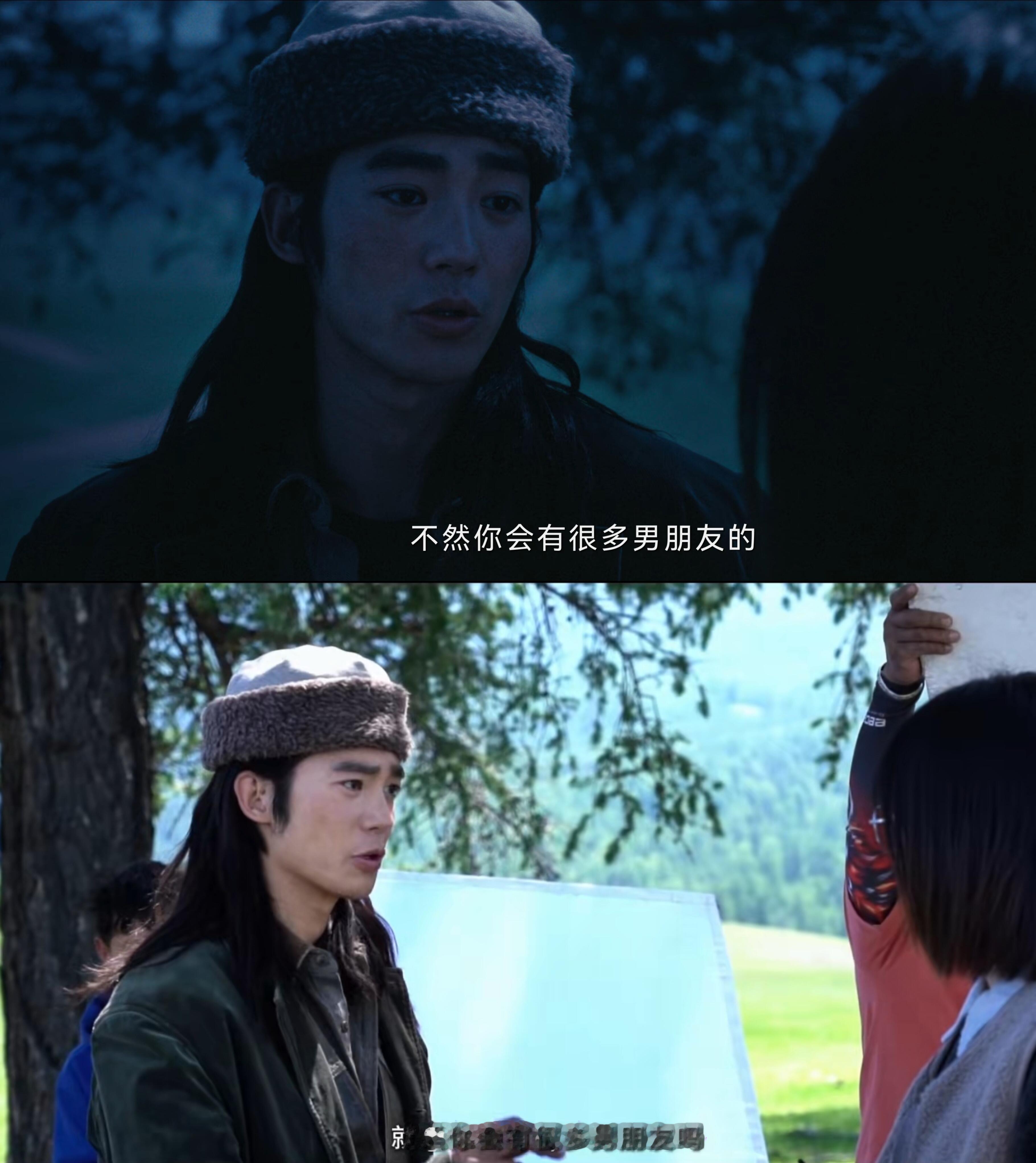 《我的阿勒泰》摄像和后期硬生生把白天，变成了黑夜。没有多少预算，夜景要照大灯，对