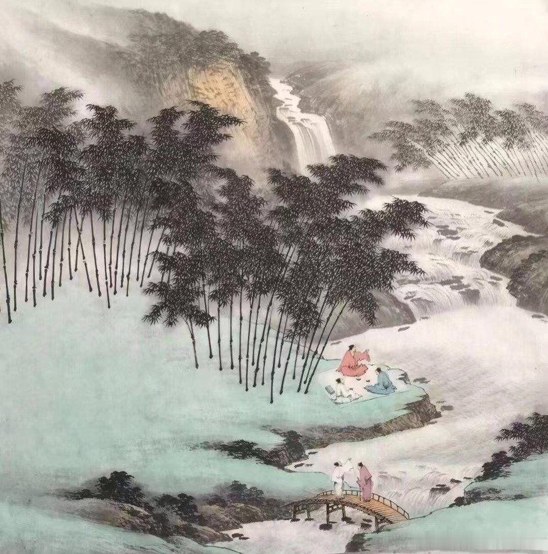 【好友新作】1画家马骏，2画家赵春秋，3书画家崔学坤（中国葡萄王），4画家陈胜杰
