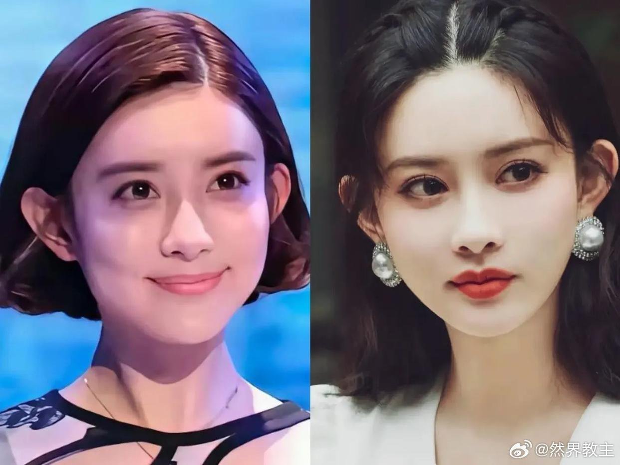 孟子义，出道时对比现在，除了妆容精致，变化并不大，说人家整容，有点牵强了！ 