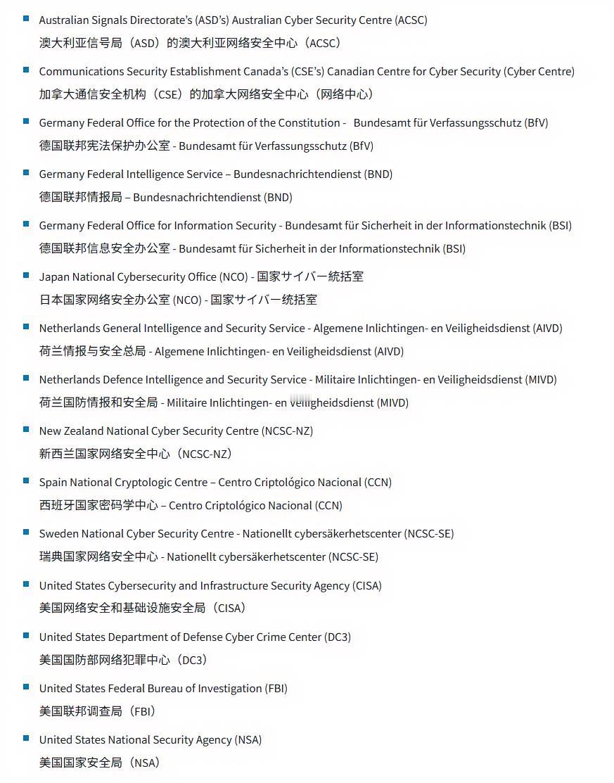 西方十国联手构建“网络版北约”，专门针对某国关联威胁行为者利用隐蔽网络开展的恶意