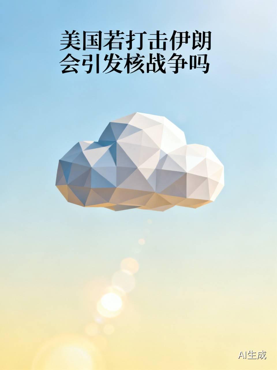 美国若打击伊朗，核战争爆发的可能性极小。伊朗高层放话，美国敢用核弹，其全球军事基