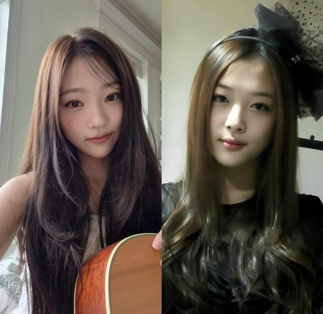 或许…？
分开看感觉很像来着，拼在一起又感觉没那么像了
崔雪莉
