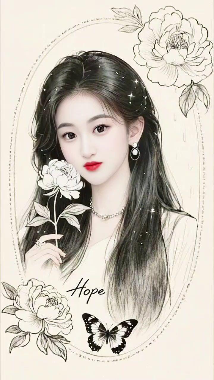 画出属于自己的色彩 花与画 绘出自己的色彩 温柔待余生 优雅气质