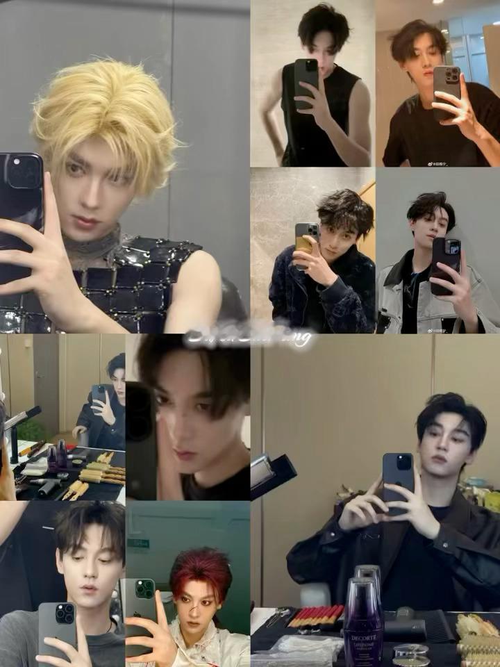 田栩宁晒对镜拍，好帅好权威！脸小头小肩又宽，无美颜无滤镜原片直出，帅的无上限啊?