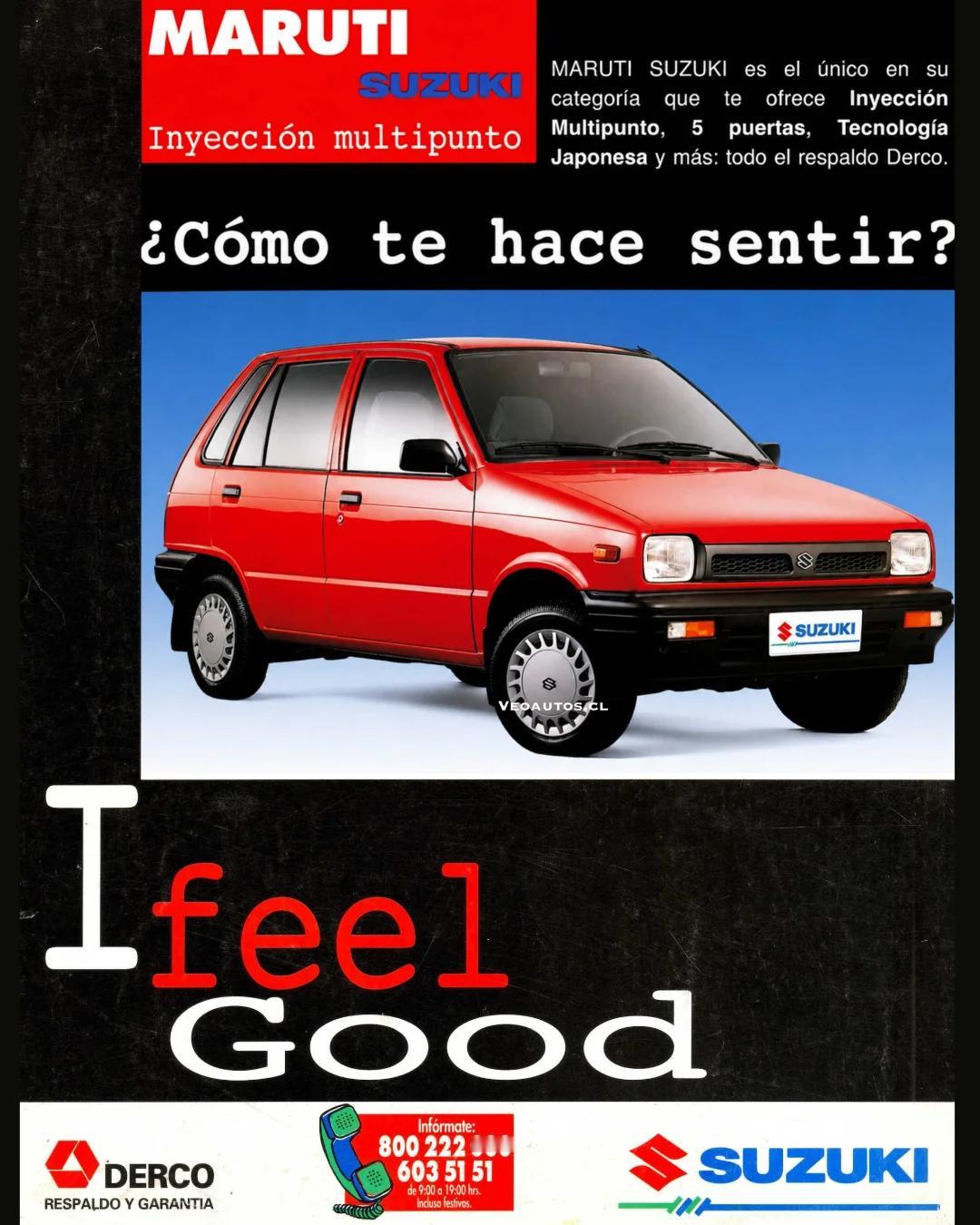 铃木玛鲁蒂 800（Suzuki Maruti 800）智利产品档案（1996-