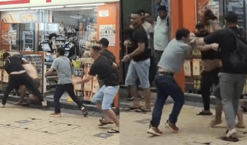 香港深水埗街头发生激烈斗殴事件。网上流传一段影片，显示一名戴鸭舌帽的黑衣南亚裔男
