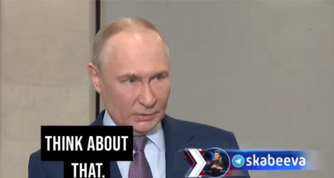 印象中，俄乌开战三年多来，面对诸多次乌克兰和美欧的威胁，这是普京首次以几乎明确的