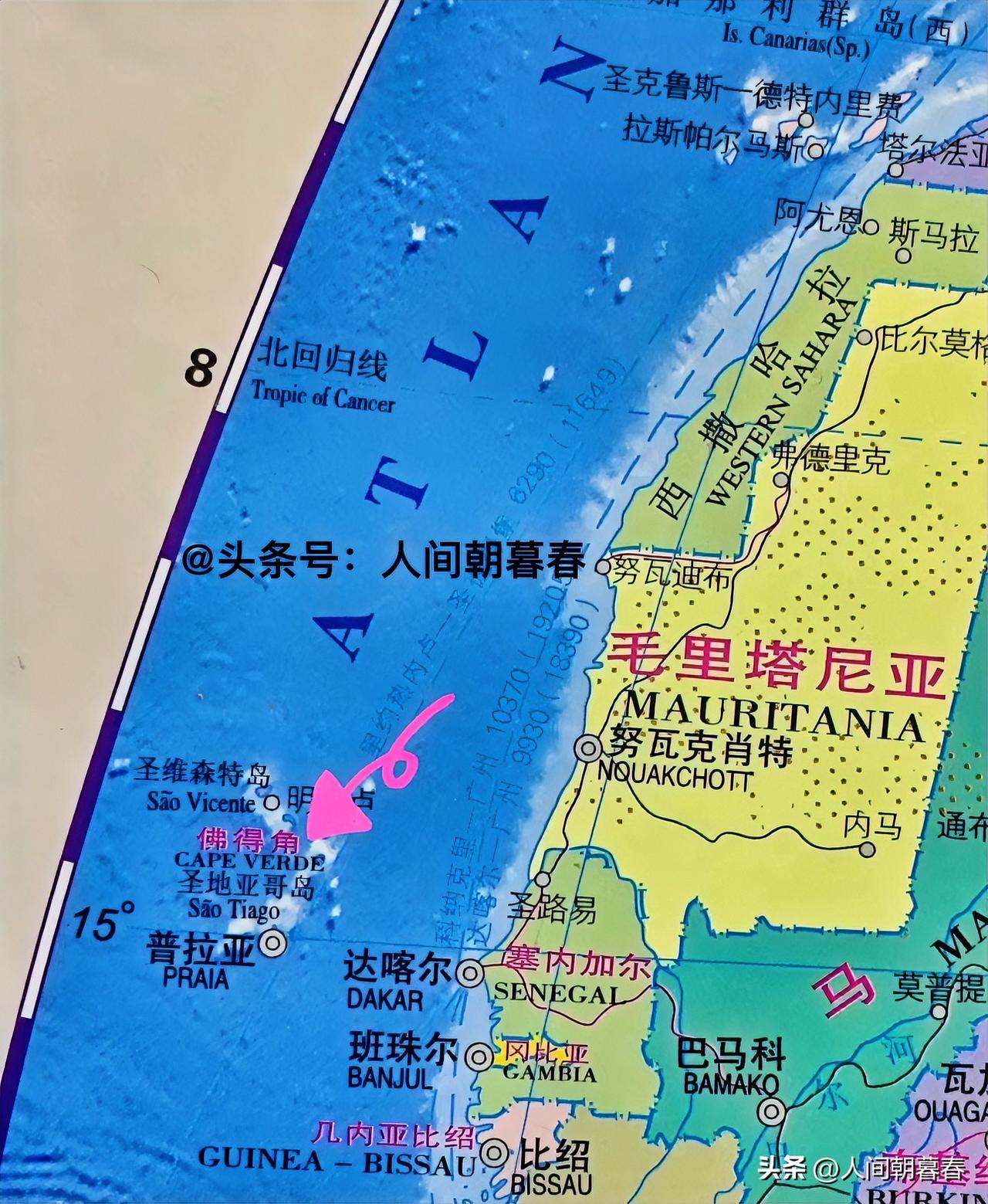 佛得角虽说是一个群岛国家，但它的陆地面积却远超新加坡。佛得角陆地面积约4000平