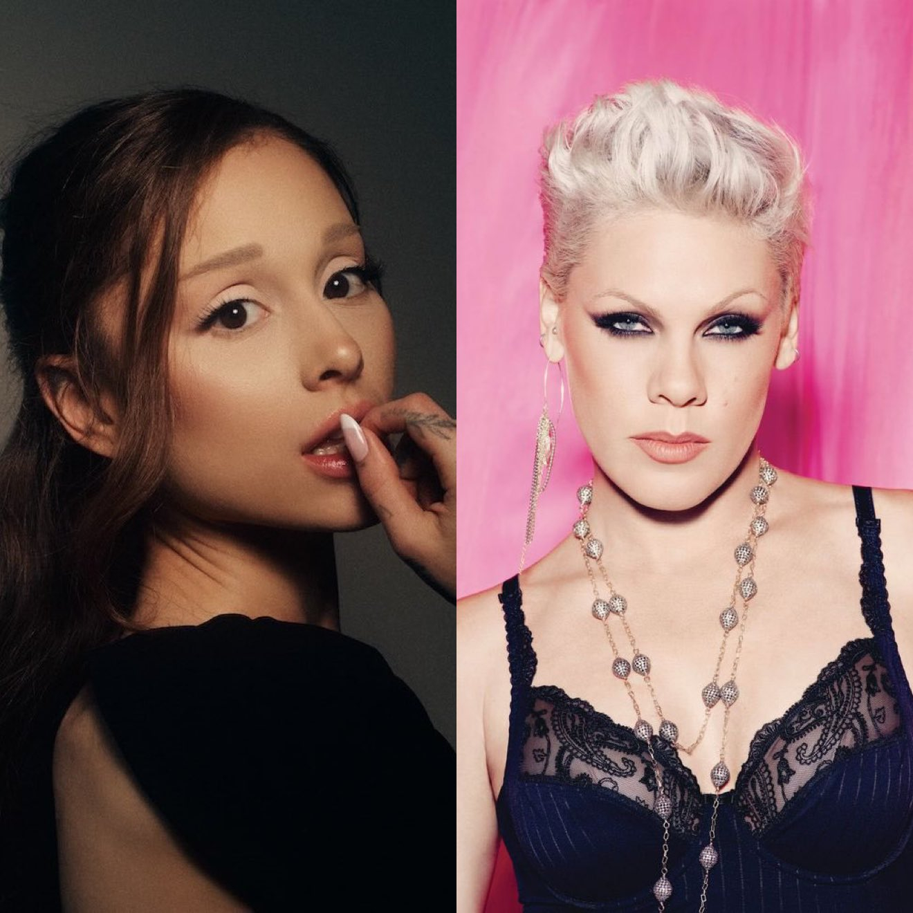 因为巴以立场问题，A妹Ariana Grande今天在ins取关了粉妈P!NK！