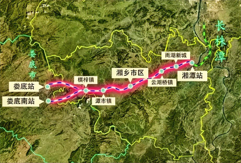 你敢信吗？湘中地区这条藏了多年的城际铁路，终于要从“纸上规划”走向“落地倒计时”