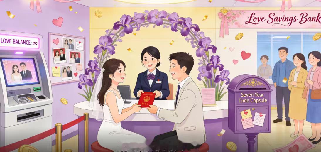 银行能办结婚证了！全国首家“政银融合”婚登点落户天津，网友吵翻了
你敢信？以后去