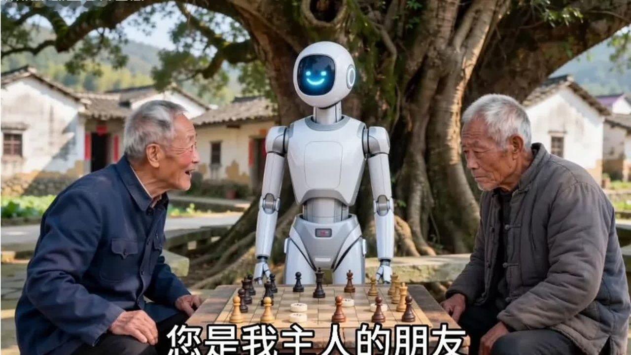 老赵养了个机器人，是喜剧还是悲剧呢？#ai短剧