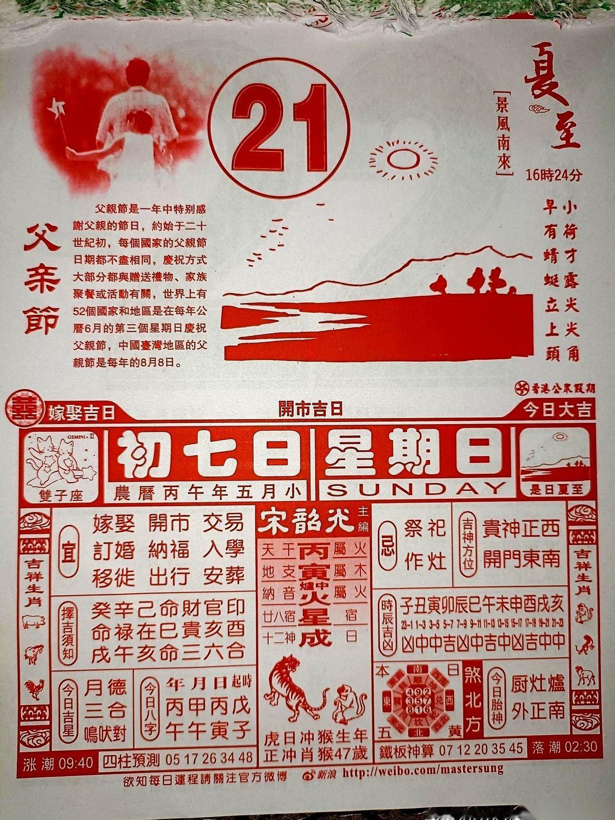日历上用红圈标着三个字：父亲节。
朋友圈里一片孝心，晒礼物的，晒转账的，晒全家福