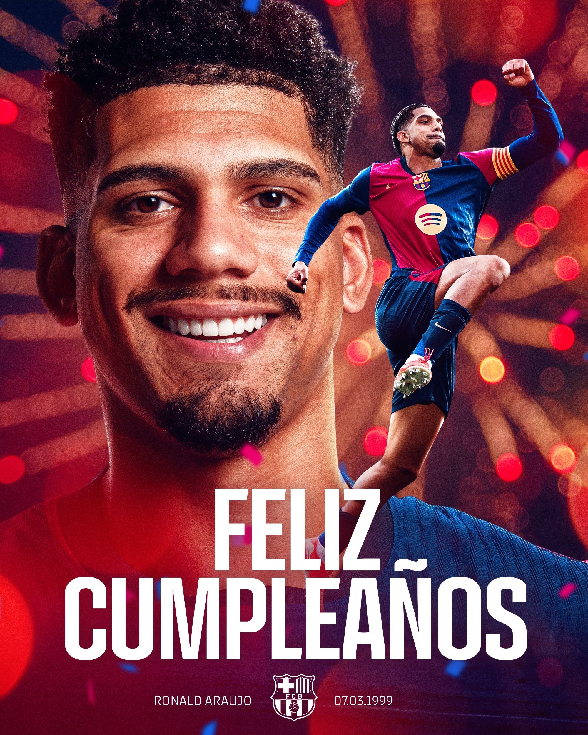 官推祝阿劳霍26岁生日快乐！！！[蛋糕][蛋糕][蛋糕][蛋糕]巴萨至死不渝红蓝