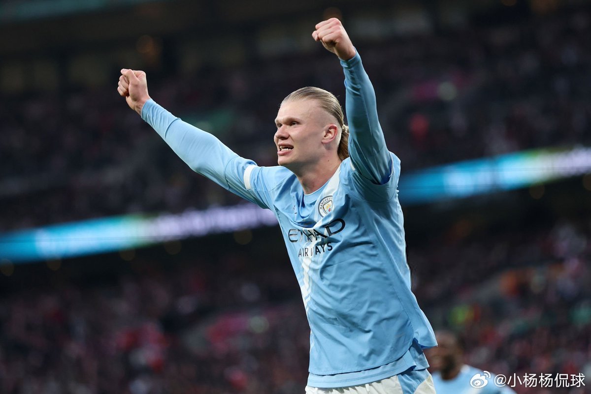 阿森纳0比2曼城Erling Haaland 