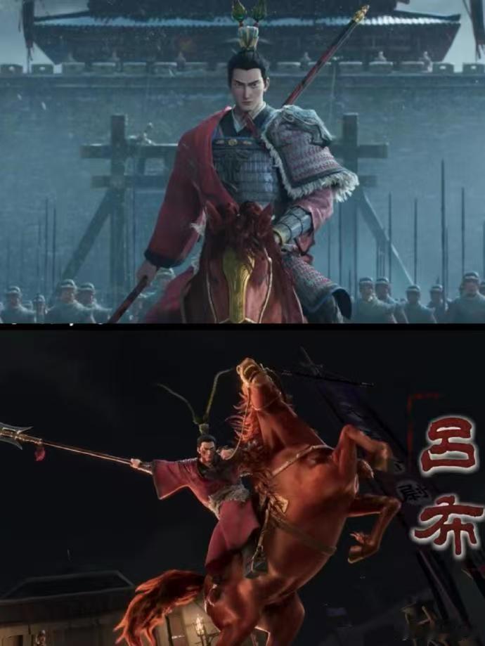 吕布怎么长得这么爽 谁看完直接把吕布设成聊天背景！本来对动画版吕布没抱期待，结果