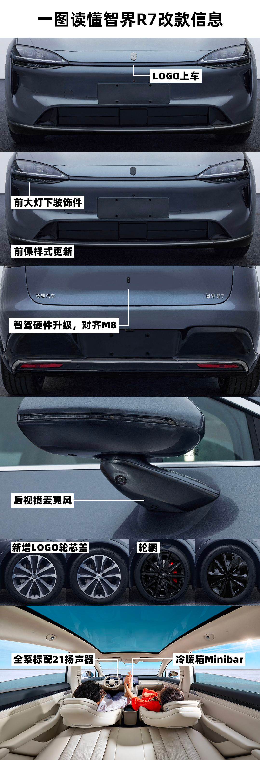 智界极光绿实拍全新“极光绿”配色首秀，低饱和度绿+金属漆面流光效果，阳光下会带来