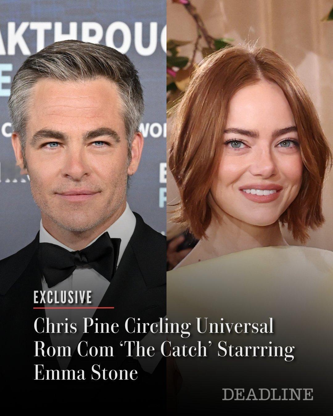 想看！！！石头姐Emma Stone、克里斯·派恩商谈主演爱情喜剧片《The C