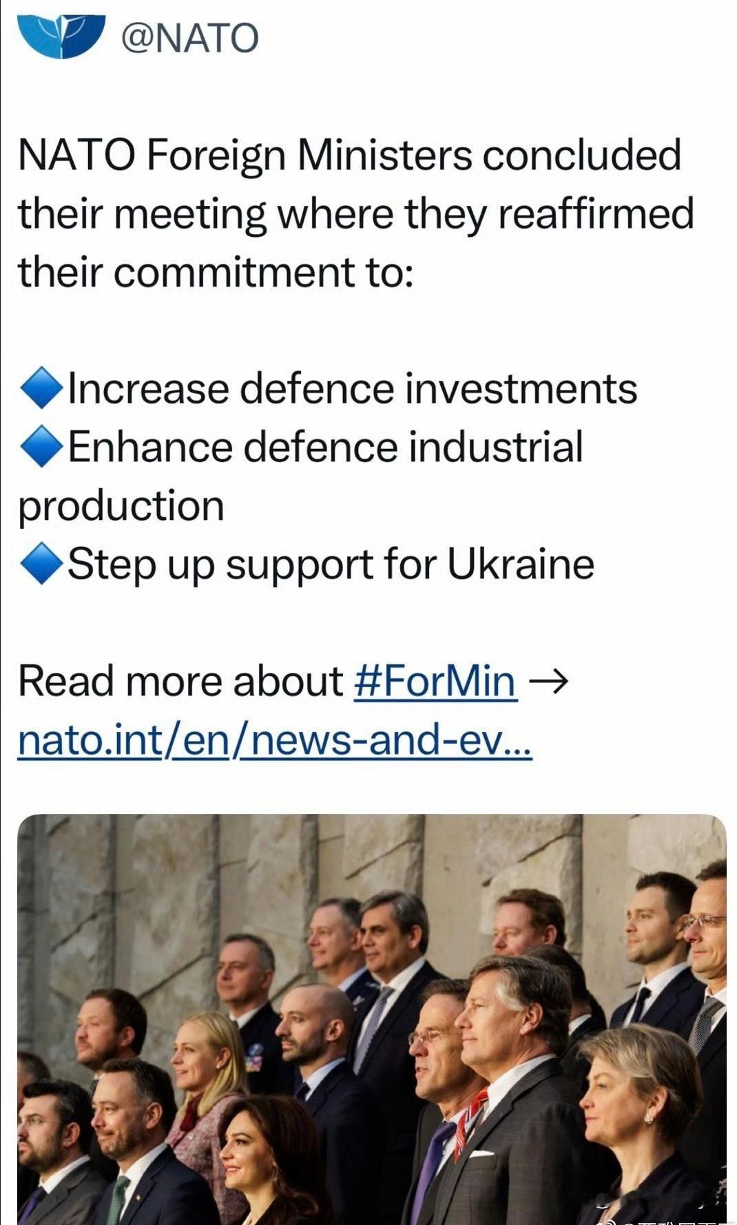 北约外长布鲁塞尔会议，Rubio没有参加
美国国务卿缺席，二十多年来首次。
川氏