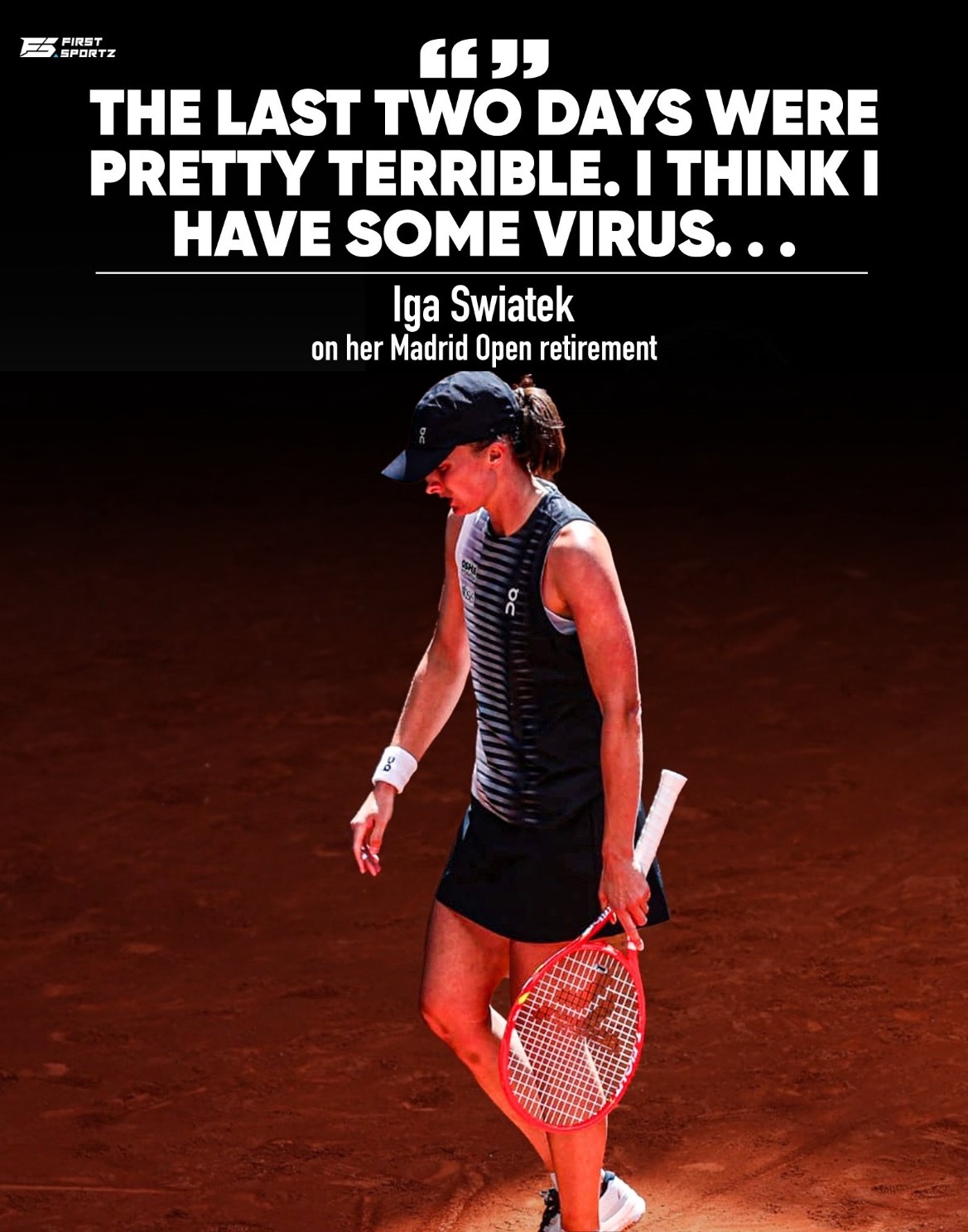 斯瓦泰克马德里赛退赛斯瓦泰克在新闻发布会上谈及她在比赛中途退出马德里公开赛的情况