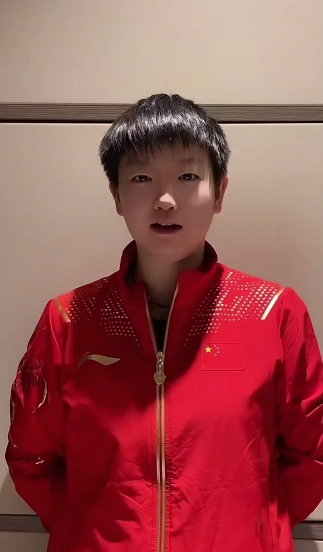 从小就是顶光灯战神孙颖莎