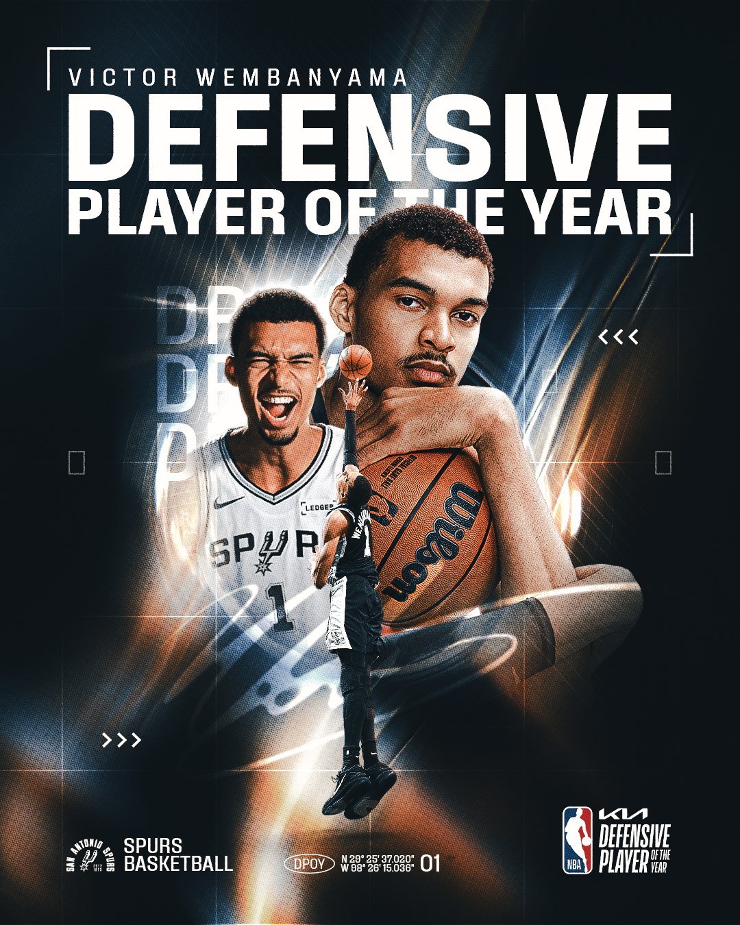 #文班亚马回应全票当选DPOY##文班亚马说DPOY难在打满65场#NBA官方公