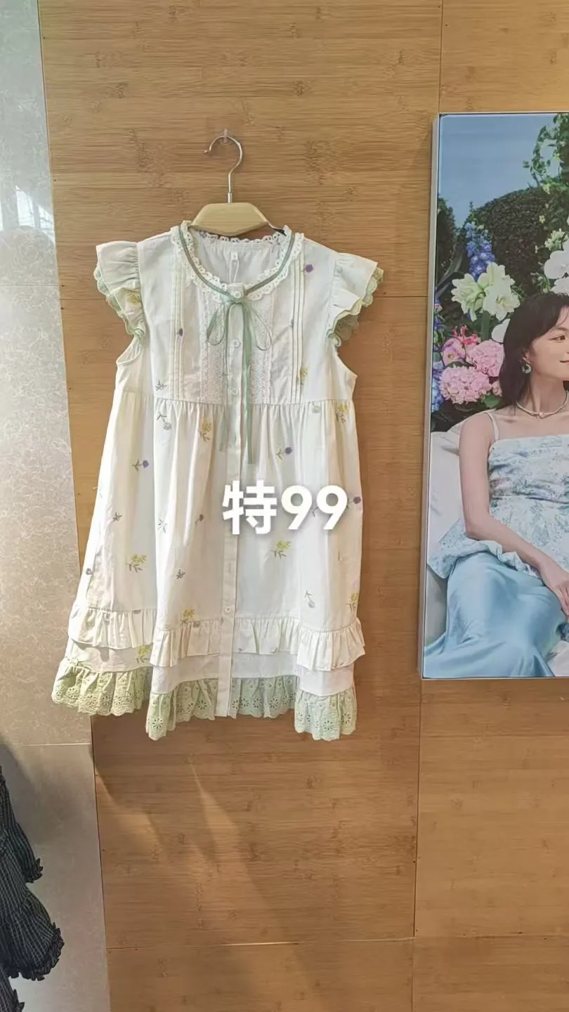 夏天绝美裙子 断码 服饰 温柔仙女风连衣裙 雪纺连衣裙穿搭 裙子 连身裙