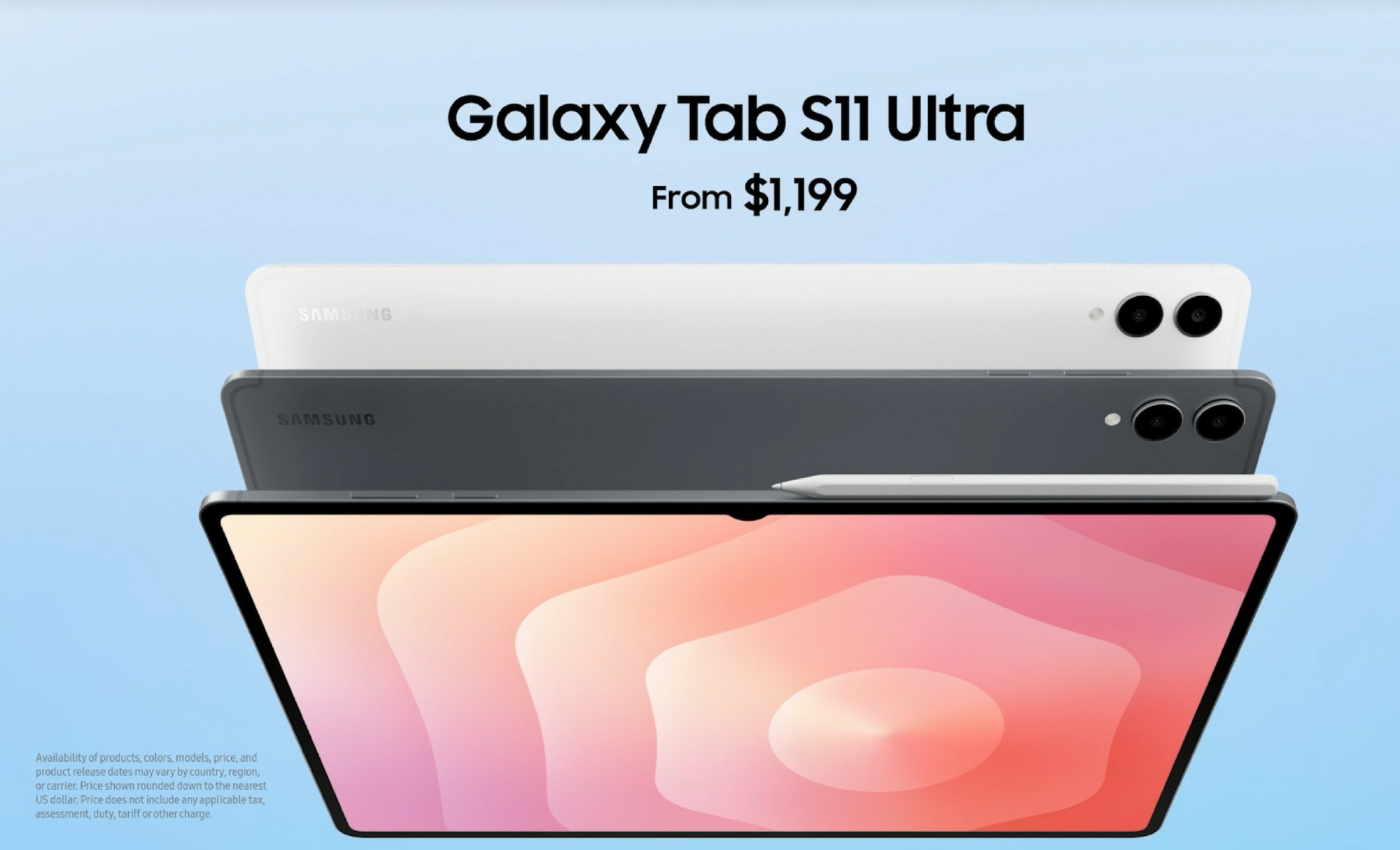 三星Galaxy Tab S11 Ultra，14.6英寸OLED大屏，120H