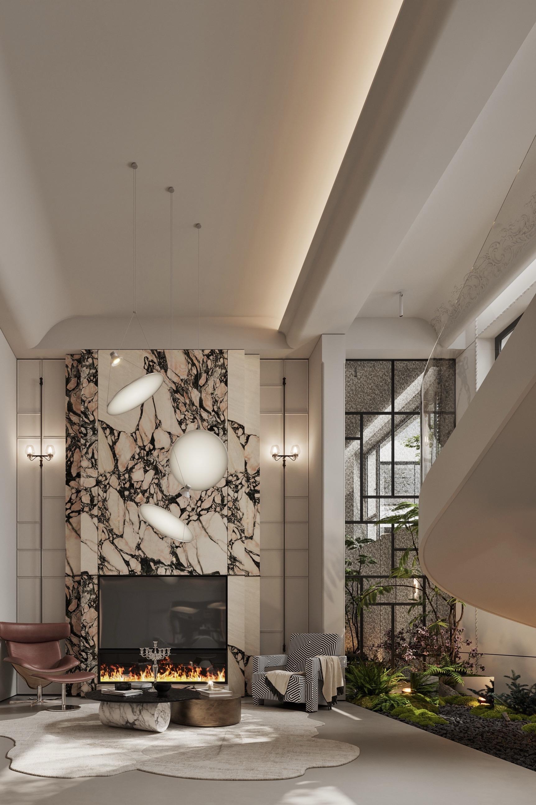 在昆明遇见香奈儿美学！地下室挑空直接封神。将自然光引入地下层 四季更迭...