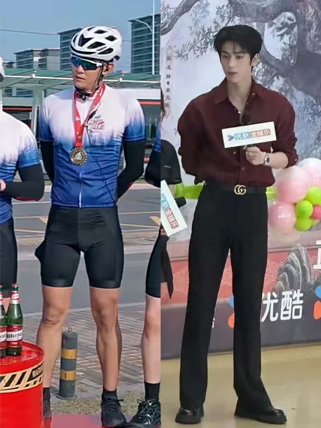 #张凌赫纪凌尘190身材比例的极与极#突然发现张凌赫纪凌尘都是190，但是张凌赫