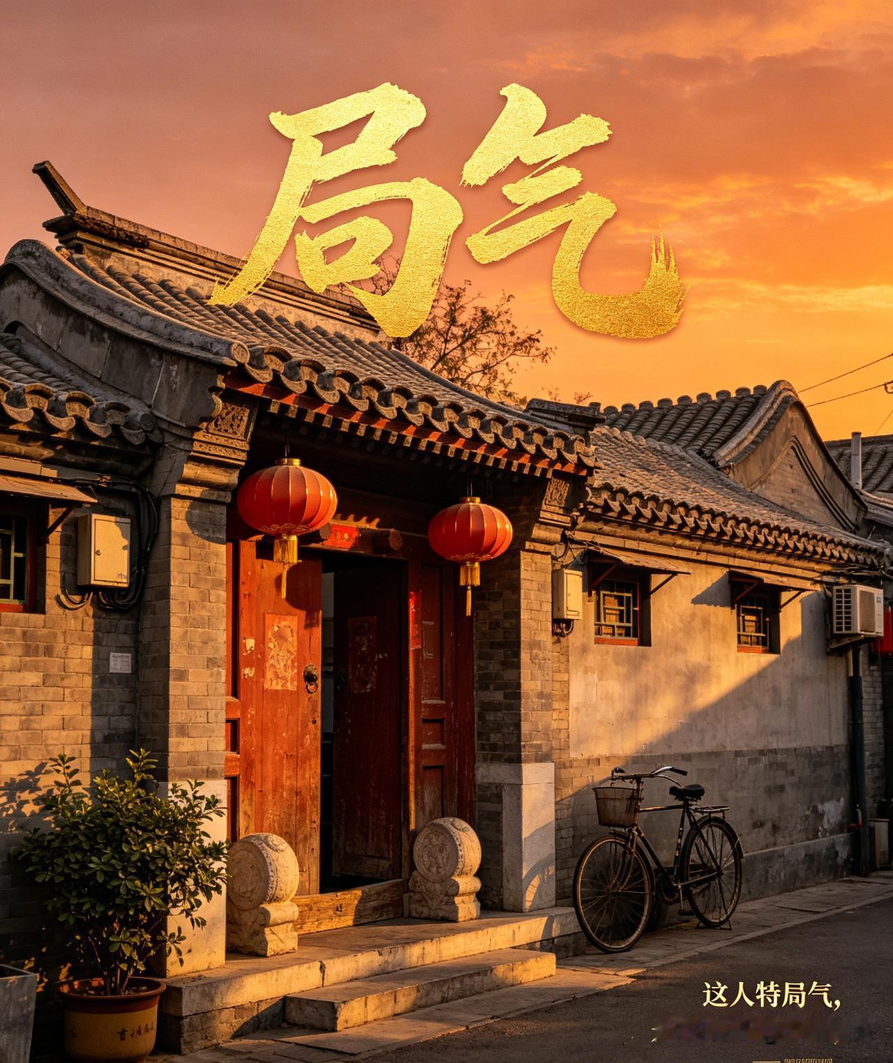“局气”。
没法精准翻译，藏着老北京待人处事的分寸。大方仗义、懂体面、不算计、肯